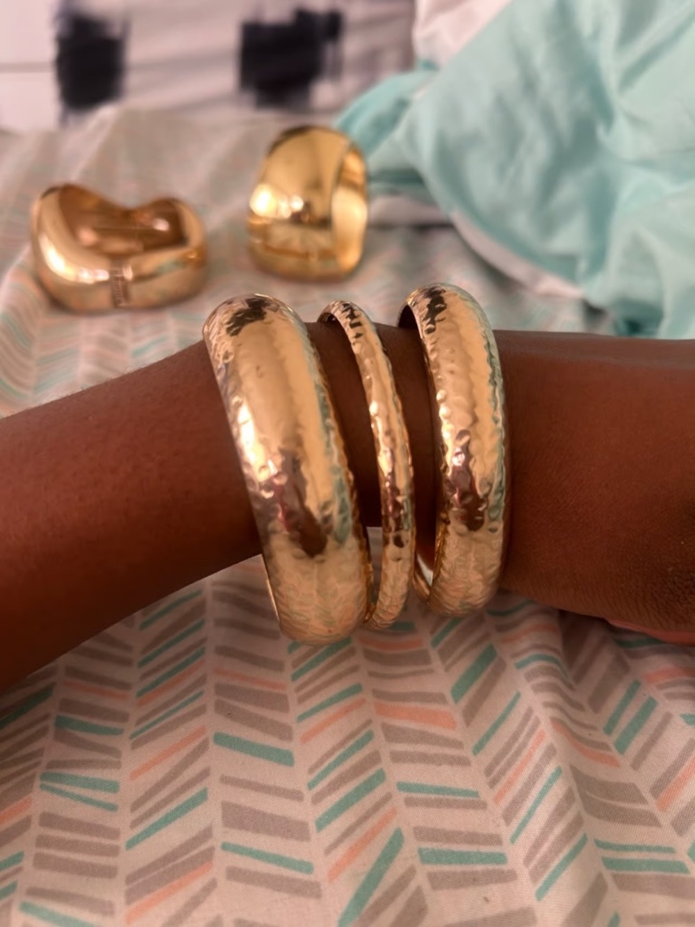 Gold bangles